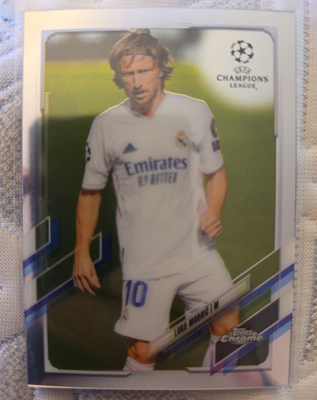 2020-21 Topps Chrome UEFA Champions League #75 Luka Modric — front