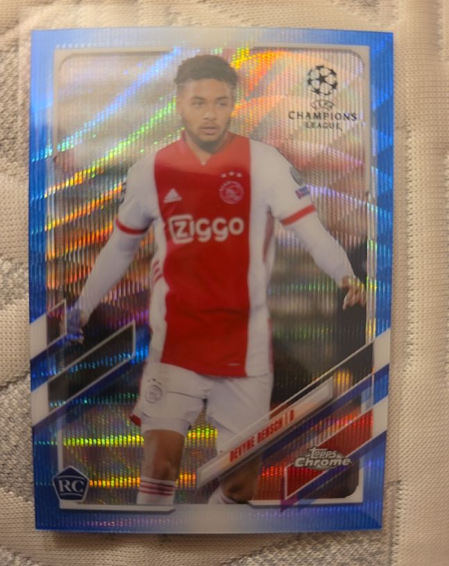 2021 Topps Chrome UEFA Champions League Devyne Rensch #9 Rookie — front