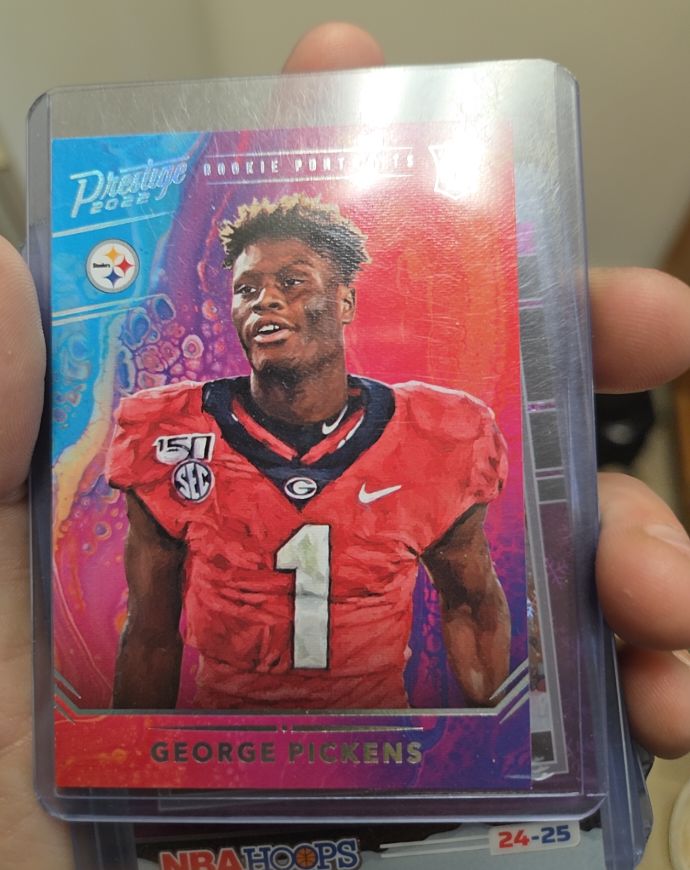 2022 Panini Prestige Rookie Portraits George Pickens — front