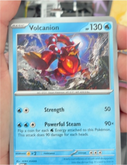 2021 Pokémon Perfect Order #025 Volcanion — front