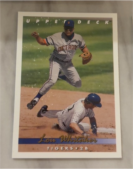 1993 Upper Deck #273 Lou Whitaker — front