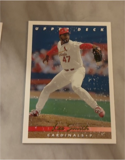 1993 Upper Deck #82 Lee Smith St. Louis Cardinals — front