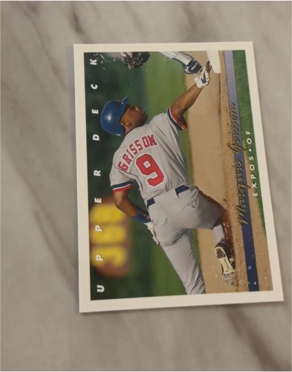 1993 Upper Deck #356 Marquis Grissom — front