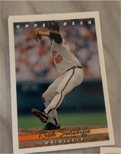 1993 Upper Deck #80 Rick Sutcliffe — front