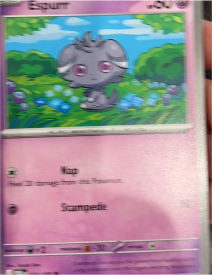 2023 Pokémon ME03 #033 Espurr — front