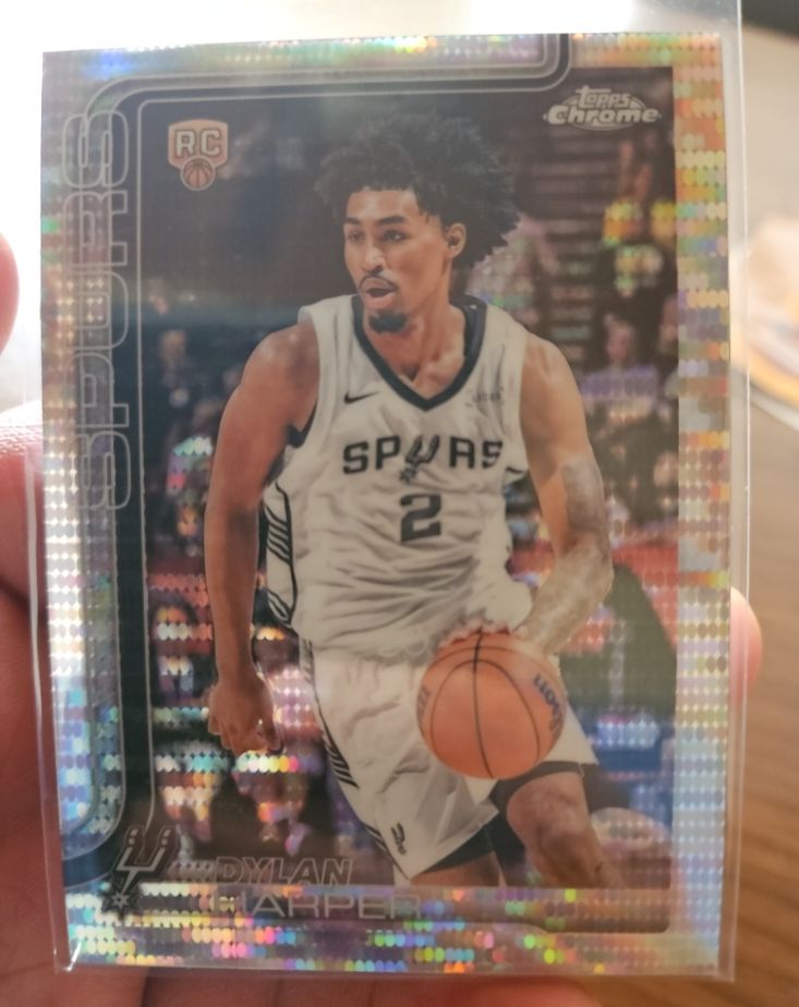 2025-26 Topps Chrome #252 Dylan Harper — front