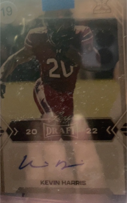 2022 Leaf Draft #BA-KH1 Kevin Harris — front