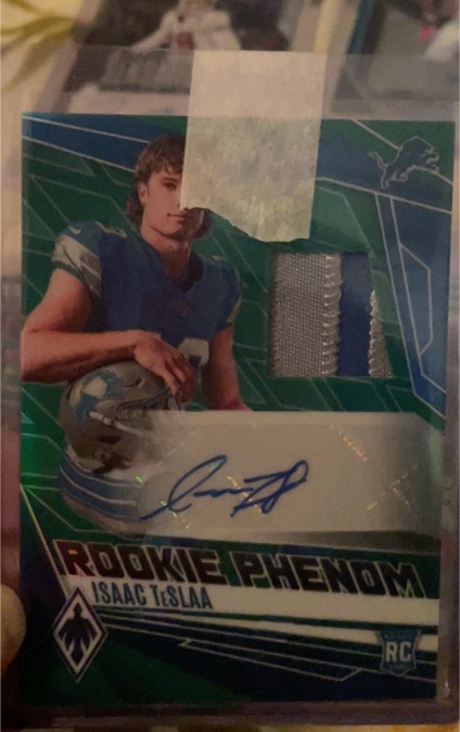 2025 Panini Phoenix #RPJ-ITA Isaac Teslaa Rookie Phenom Jersey Patch Auto — front