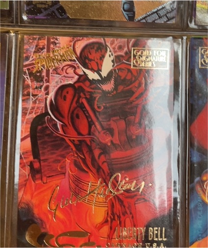 1995 Fleer Ultra Spider-Man #136 Liberty Bell Carnage — front