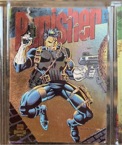 1994 Marvel Universe #2 Punisher Power Blast — front