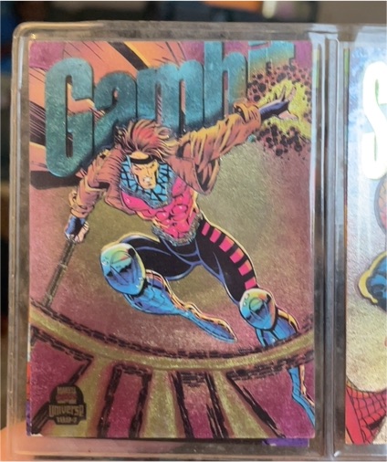 1994 Fleer Marvel Universe Power Blast #4 Gambit — front