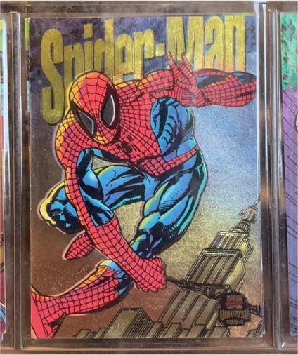 1994 Fleer Marvel Universe Power Blast #6 Spider-Man — front