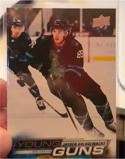 2022-23 Upper Deck Series 2 Young Guns #456 Jayden Halbgewachs — front