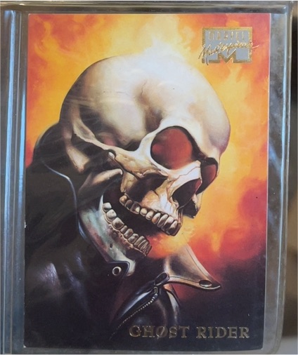 1995 Marvel Masterpieces #38 Ghost Rider — front