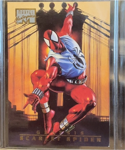1996 Marvel Masterpieces #86 Scarlet Spider — front