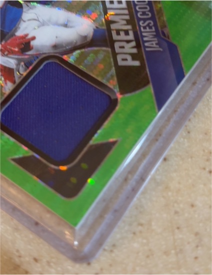 2023 Panini Prizm Premier Jerseys #PJ-JC James Cook — front