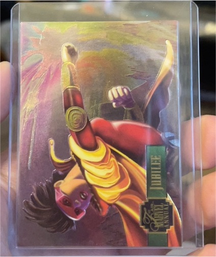 1995 Flair Marvel Annual Power Blast #8 Jubilee — front