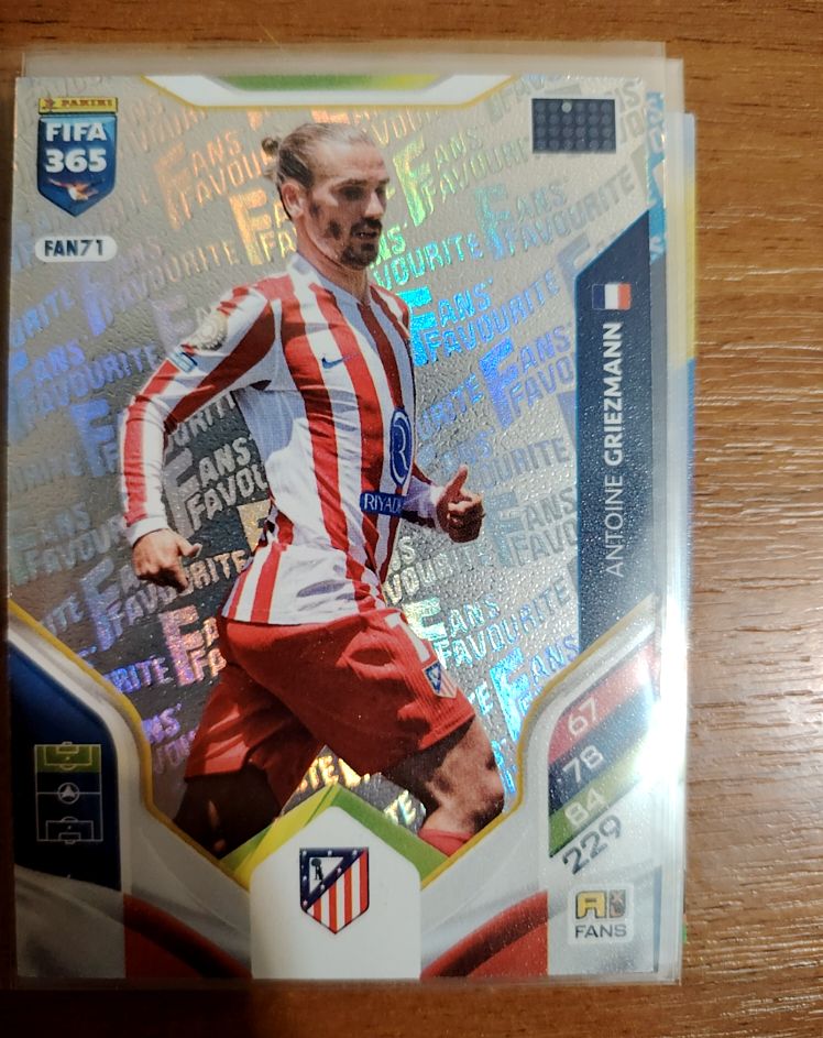 2025 Panini FIFA 365 #FAN71 Antoine Griezmann — front