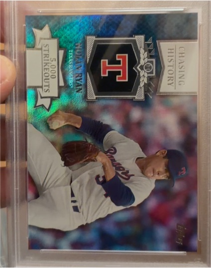 2013 Topps Chasing History #CH-27 Nolan Ryan — front