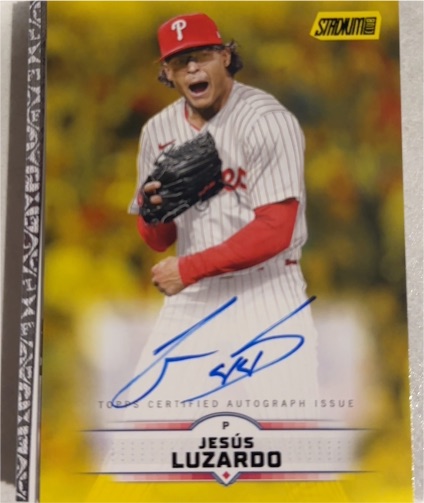 2025 Topps Stadium Club #SCBA-JLU Jesús Luzardo — front