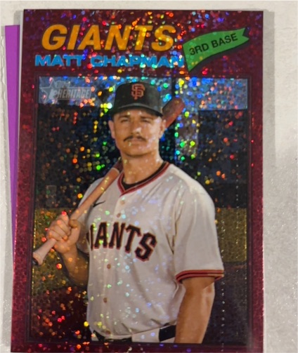 2026 Topps Heritage #114 Matt Chapman — front