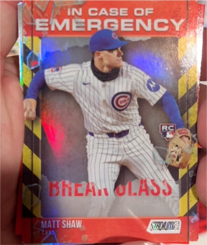 2025 Topps Stadium Club #ICE-22 Matt Shaw — front