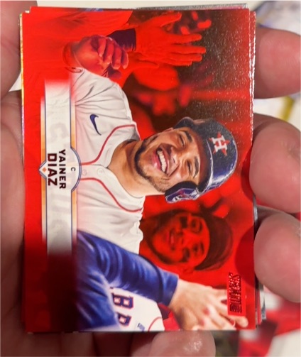 2025 Topps Stadium Club #26 Yainer Diaz — front
