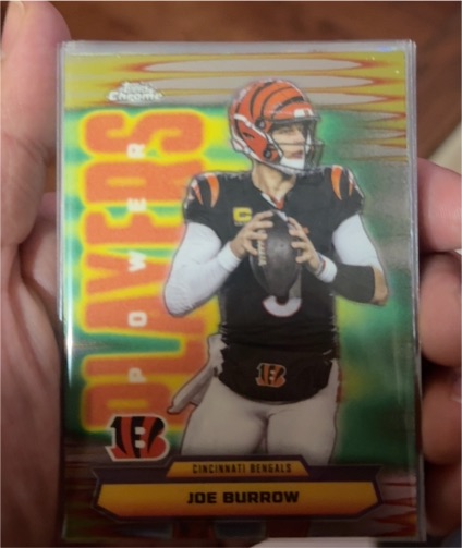 2025 Topps Chrome Power Players #PP-5 Joe Burrow — front