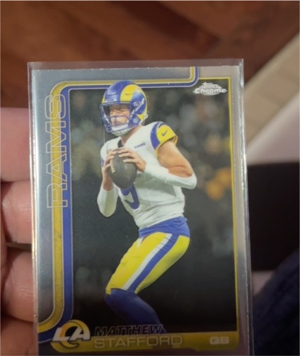 2025 Topps Chrome #169 Matthew Stafford — front