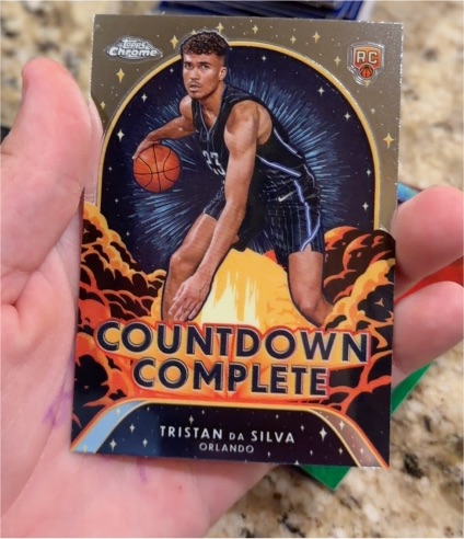 2024-25 Topps Chrome #CC-21 Tristan Da Silva Countdown Complete — front