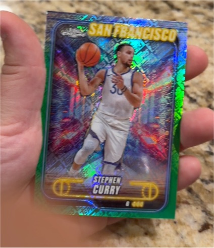 2024-25 Topps Chrome #187 Stephen Curry — front