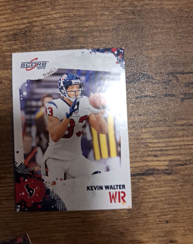 2010 Score #116 Kevin Walter Houston Texans — front