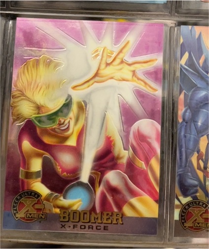 1995 Fleer Ultra Marvel X-Men All-Chromium X-Force #20 Boomer — front