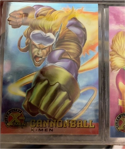 1995 Fleer Ultra X-Men #4 Cannonball — front