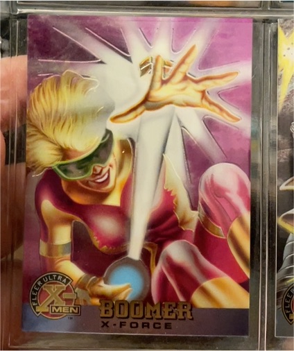 1995 Fleer Ultra Marvel X-Men All-Chromium X-Force Boomer #20 — front