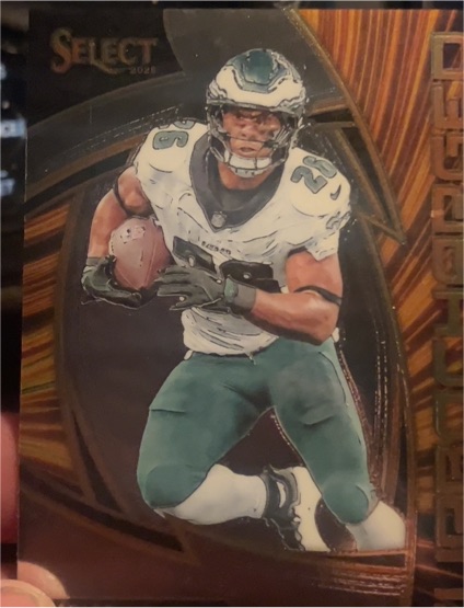 2025 Panini Select #290 DeVonta Smith Club Level Philadelphia Eagles — front