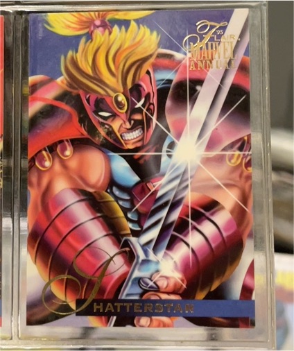 1995 Fleer Flair Marvel Annual #21 Shatterstar — front