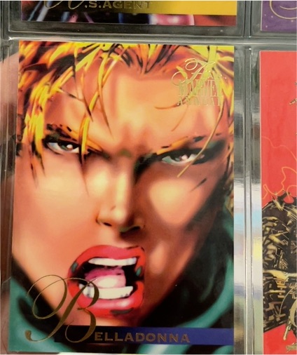 1995 Flair Marvel Annual #43 Belladonna — front