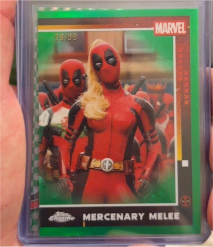2025 Topps Chrome Deadpool #94 Mercenary Melee — front