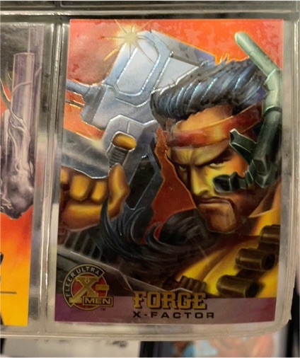 1995 Fleer Ultra Marvel X-Factor Chromium #14 Forge — front
