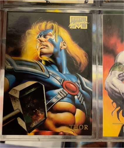1995 Marvel Masterpieces #104 Thor — front