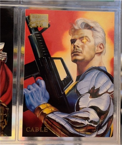1996 Fleer Skybox Marvel Masterpieces #6 Cable — front