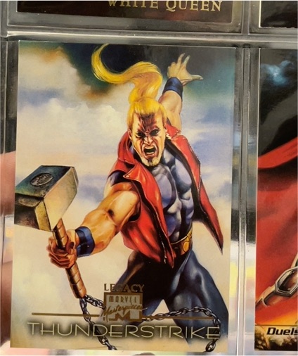1996 Marvel Masterpieces #84 Thunderstrike — front