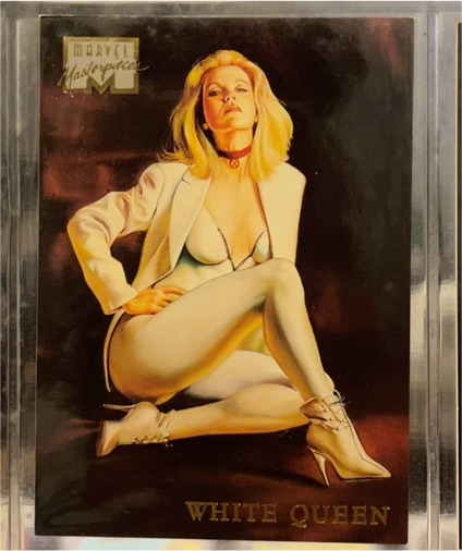 1996 Fleer /SkyBox Marvel Masterpieces #54 White Queen — front