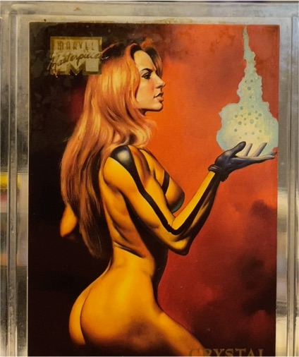 1996 Marvel Masterpieces #9 Crystal — front