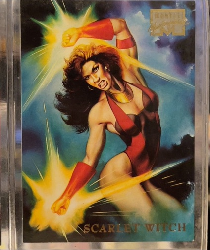 1994 Fleer Marvel Masterpieces #105 Scarlet Witch — front