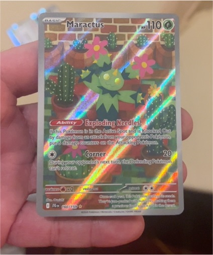 2023 Pokémon Sv09 Journey Together #160 Maractus — front