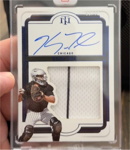 2025 Panini National Treasures Silhouette Signatures #SL-KTL Kyle Teel — front