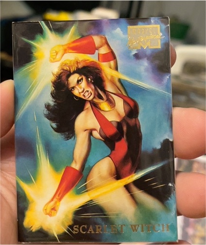 1994 Marvel Masterpieces #105 Scarlet Witch — front