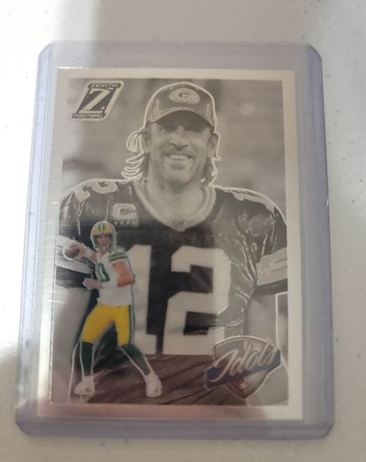 2024 Panini Zenith #13 Aaron Rodgers / Jordan Love Idols Insert — front